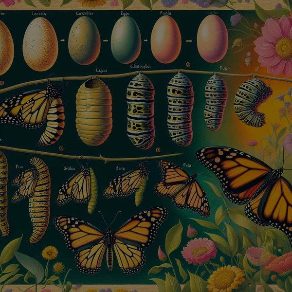 Quel est le processus de métamorphose exact des papillons monarques ?